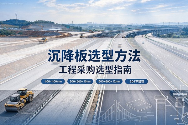 封开沉降板选择方法
