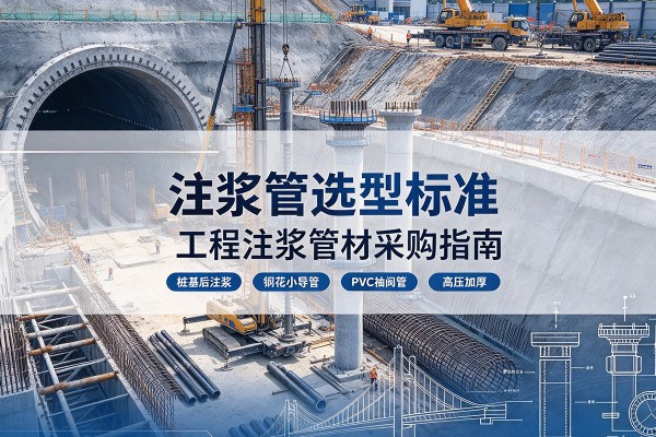 封开注浆管选型标准