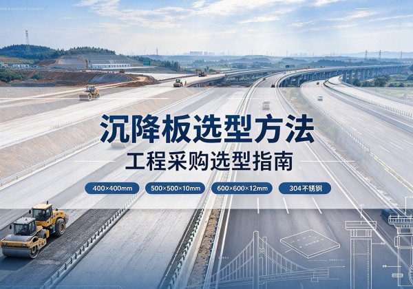 封开沉降板选择方法